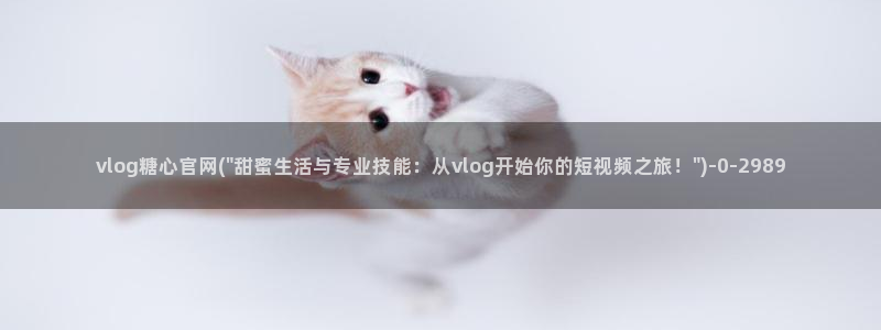  糖心vlog有毒吗：vlog糖心官网(\